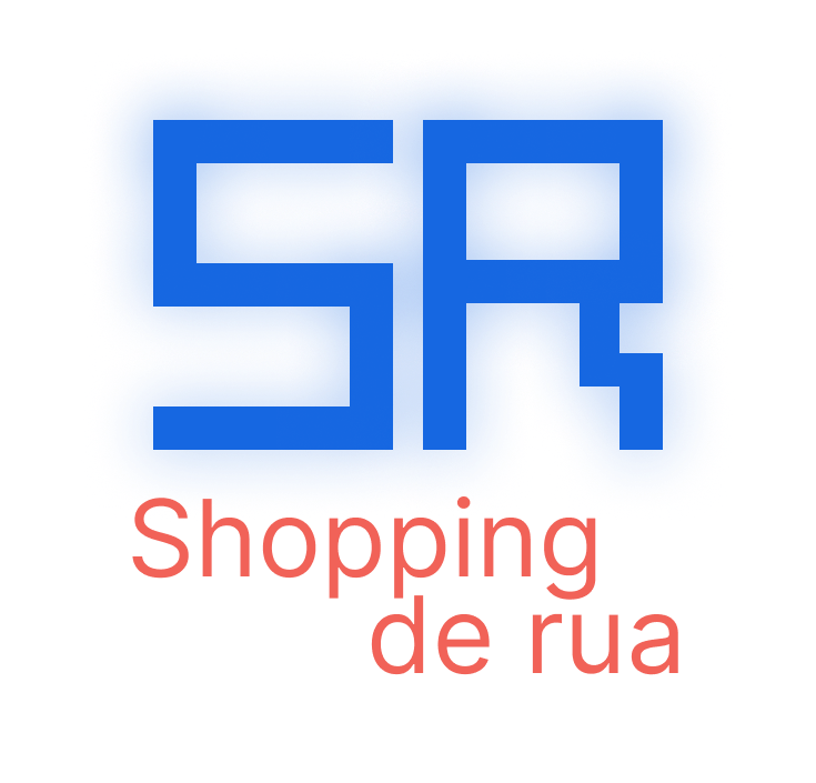 Cliente feliz com compras do Shopping de Rua